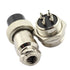 5Pairs GX16 4Pin Male Female Circular Aviation Connector Plug 16MM Wire Panel Metal Connector...